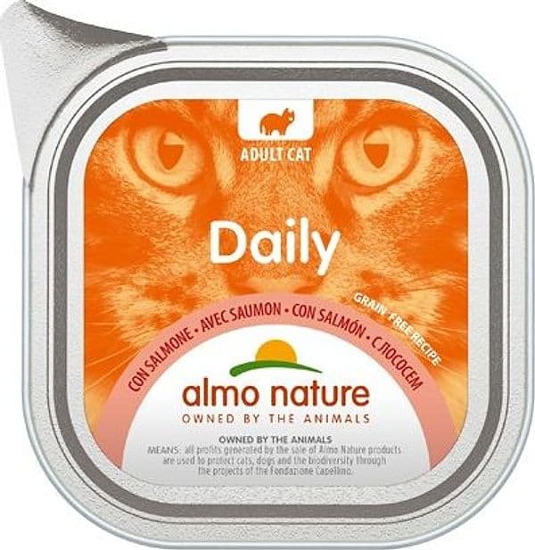 Almo Nature Daily Vaschetta gusto Salmone Gatti Adulti 100gr - 2