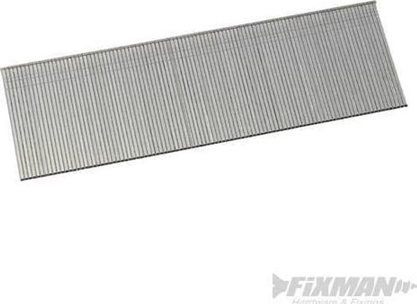 Chiodi punti a gambo liscio zincato calibro 18 senza testa per graffatrici Fixman 5000 p.zi – 19 x 1,25 mm – metallo