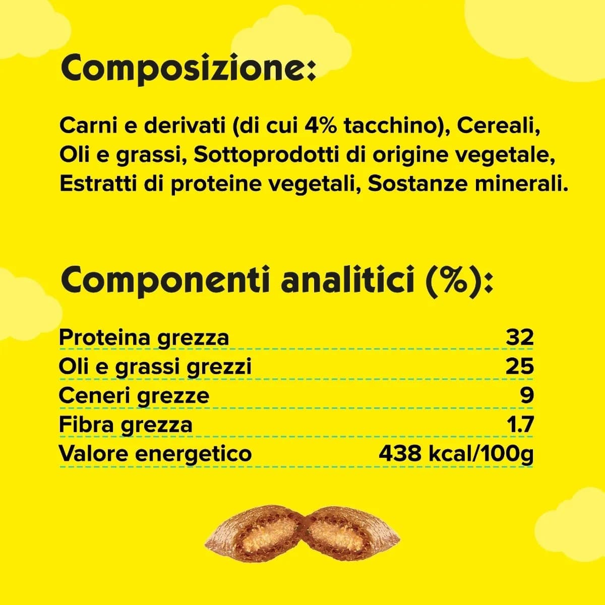 Catisfactions Snack per Gatti gusto Tacchino 60gr in Golosità croccanti 101 Market - Poggibonsi, commercioVirtuoso.it