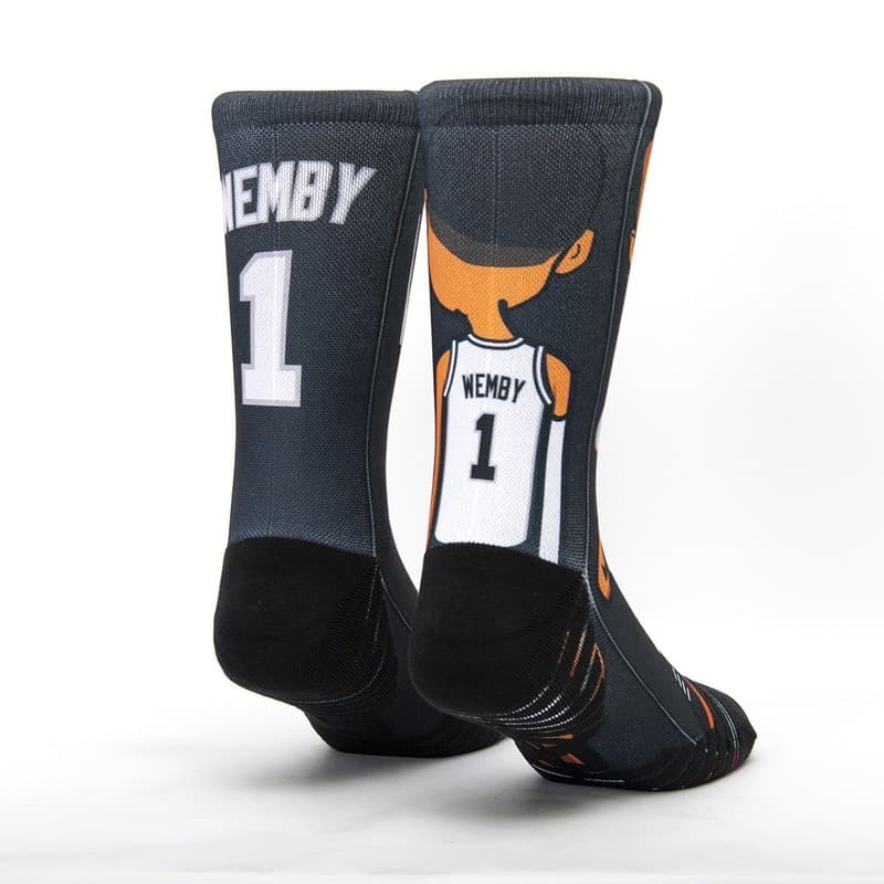 Calzini unisex Scrimmage basket Wemby Black in Calze 3A Moda Mare Sport - Bellaria Igea Marina, commercioVirtuoso.it