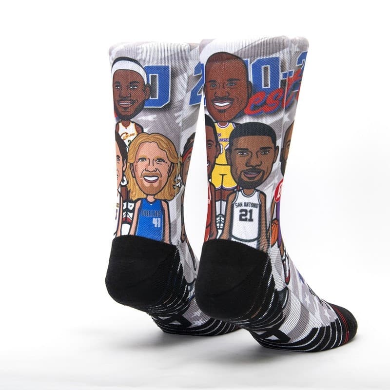 Socks unisex Scrimmage basket 2K10 White in Calze sportive 3A Moda Mare Sport - Bellaria Igea Marina, commercioVirtuoso.it