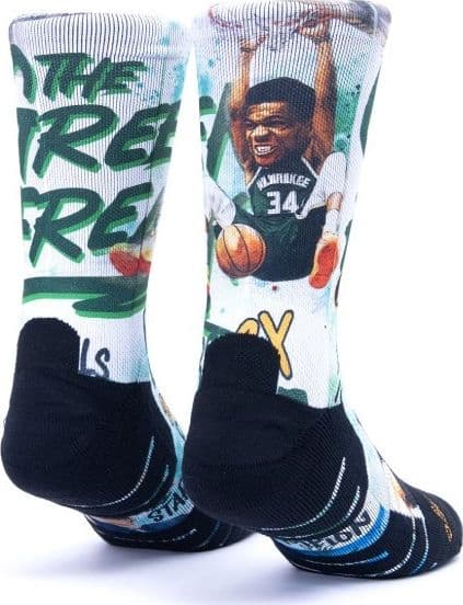 Calzetti unisex Scrimmage basket Greek Freak 2.0! White in Calze sportive 3A Moda Mare Sport - Bellaria Igea Marina, commercioVirtuoso.it