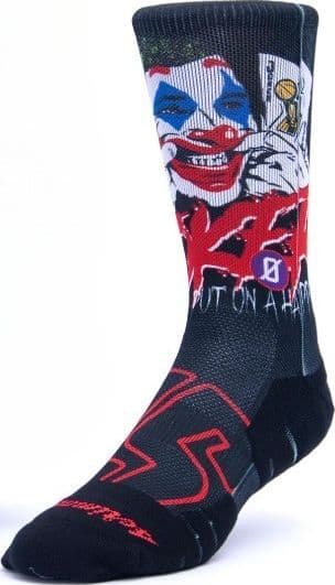 Calza unisex Scrimmage basket Joker Revenge Black in Calzettoni 3A Moda Mare Sport - Bellaria Igea Marina, commercioVirtuoso.it