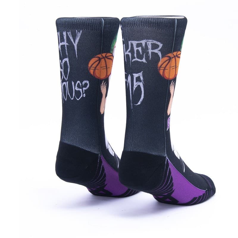 Calzini unisex Scrimmage basket The Joker Black in Calze 3A Moda Mare Sport - Bellaria Igea Marina, commercioVirtuoso.it