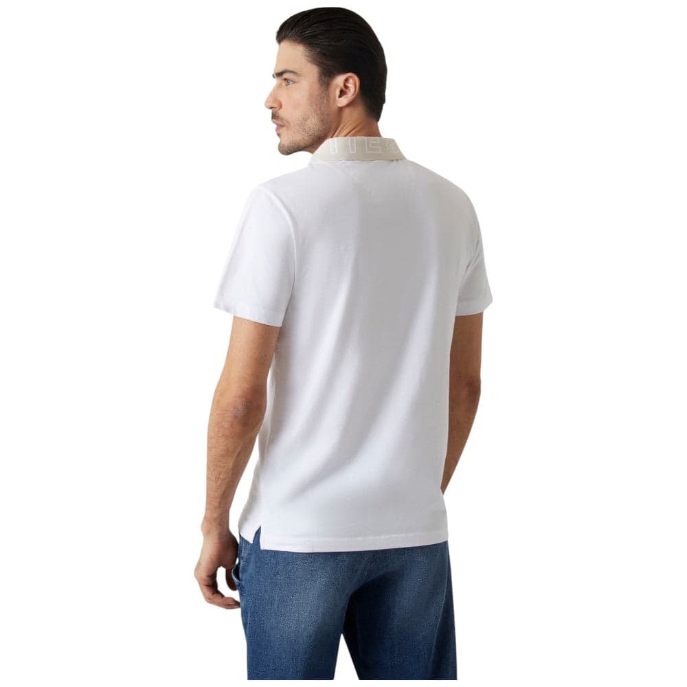 Guess maglietta polo bianca Nolan M5GP66 J1314 G011 Polo Guess