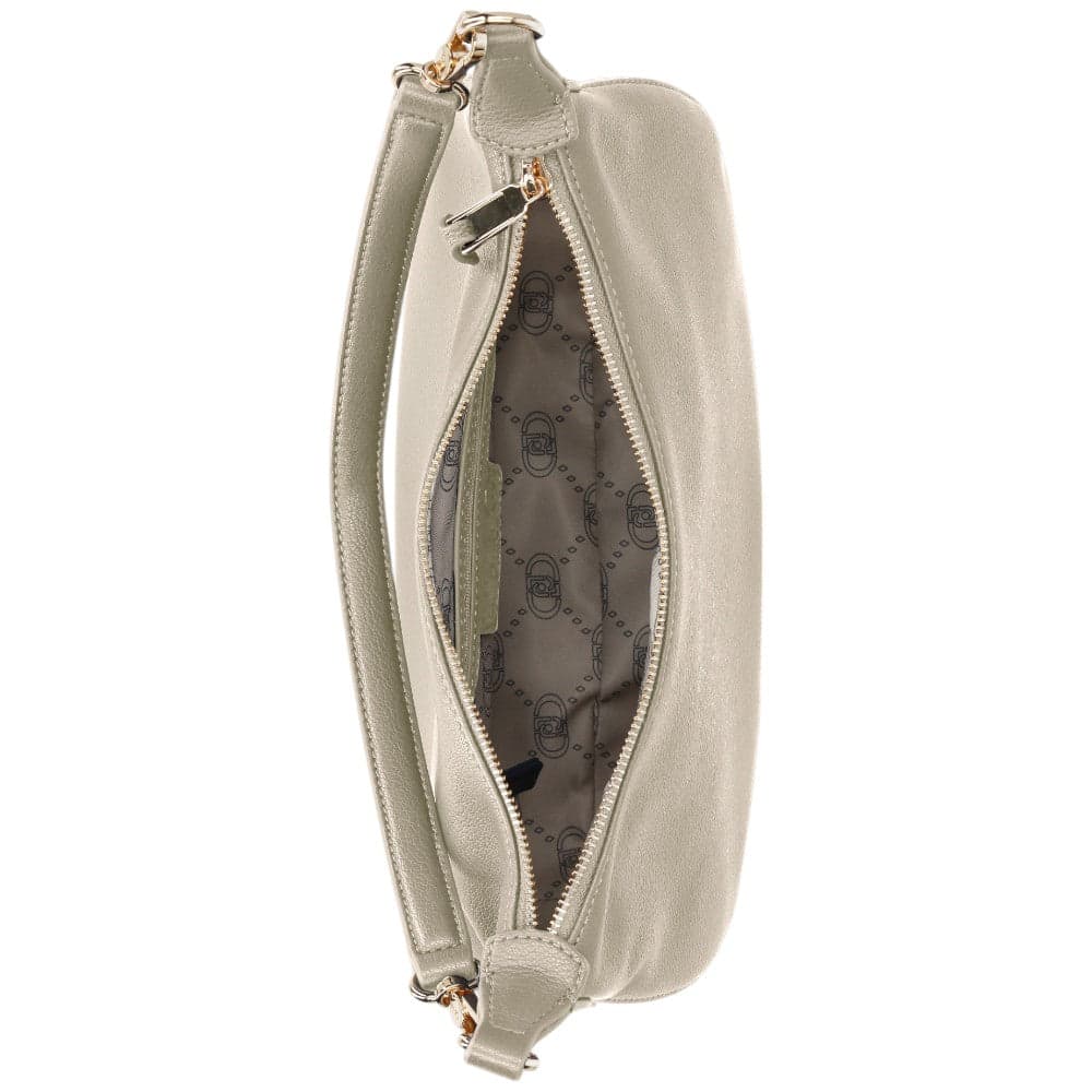 Liu Jo borsa a spalla crema hobo media linea Kaliska AA5133E0054 Borse Liu Jo