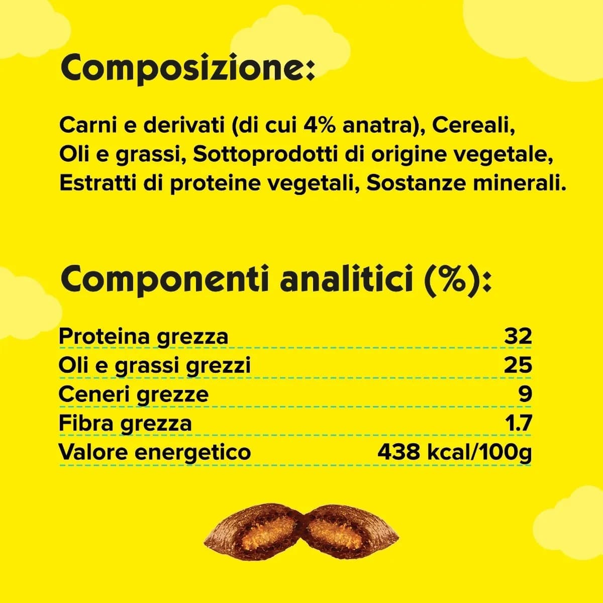 Catisfactions Snack per Gatti gusto Anatra 60gr in Golosità croccanti 101 Market - Poggibonsi, commercioVirtuoso.it