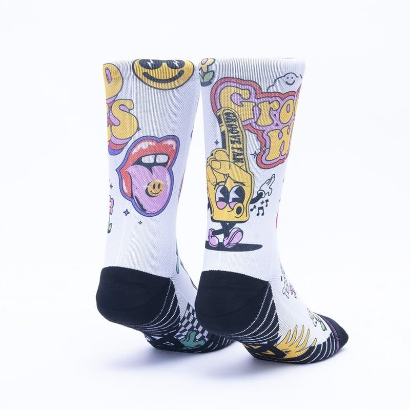 Calzini unisex Scrimmage Everyday Groovy White in Calze 3A Moda Mare Sport - Bellaria Igea Marina, commercioVirtuoso.it