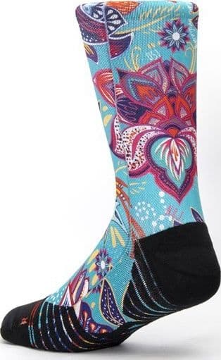 Calzini unisex Scrimmage Everyday Paisley Watergreen in Calze sportive 3A Moda Mare Sport - Bellaria Igea Marina, commercioVirtuoso.it