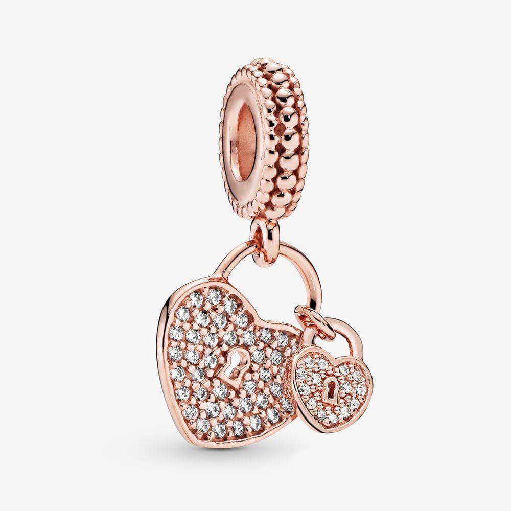 PANDORA- Charm Pendente Lucchetti d’Amore