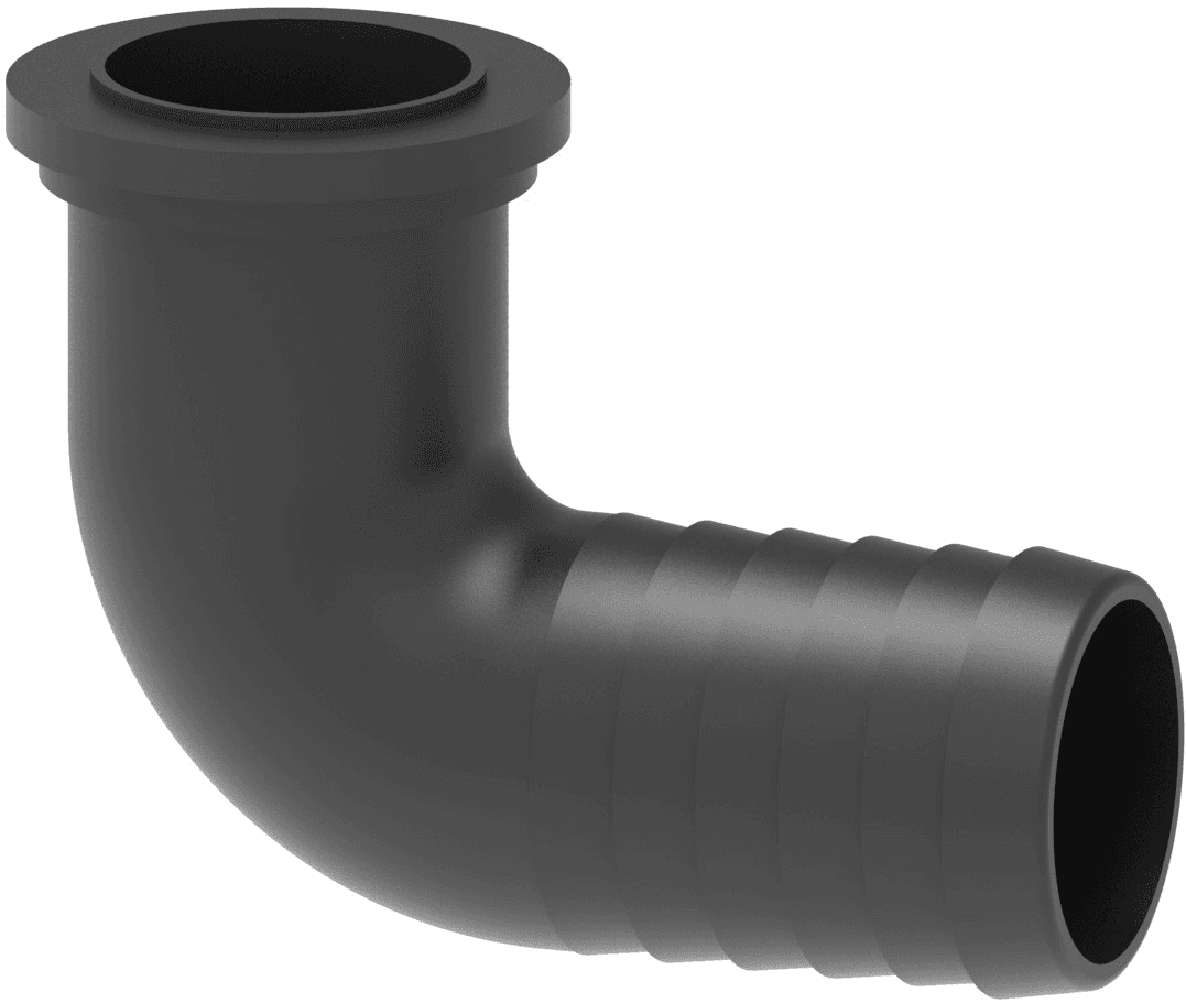 Raccordo portagomma curvo Arag d.16 per girello 3/4" in Parti e connettori GardenStore - Novellara, commercioVirtuoso.it