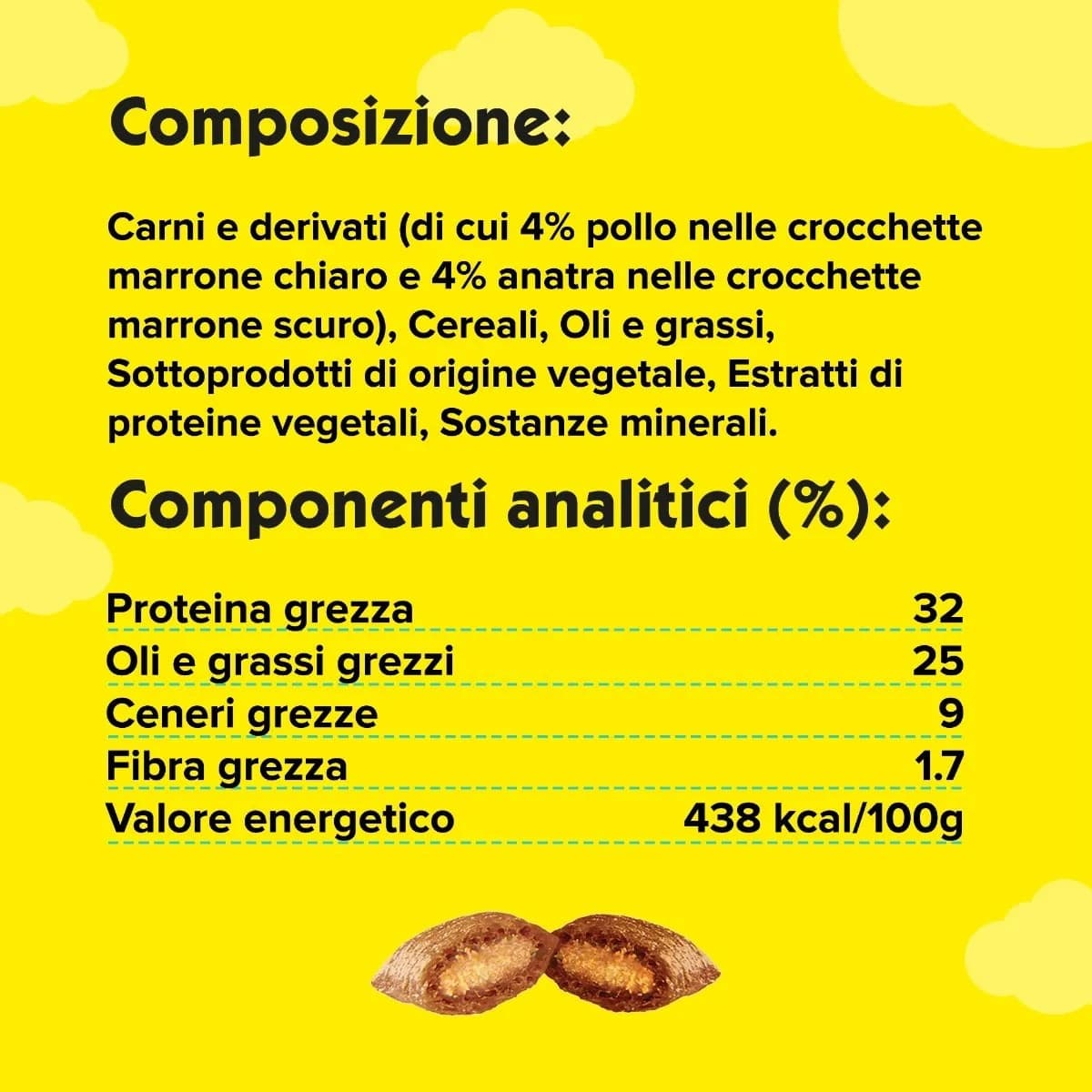 Catisfactions Mix Snack per Gatti gusto Pollo e Anatra 60gr in Golosità croccanti 101 Market - Poggibonsi, commercioVirtuoso.it