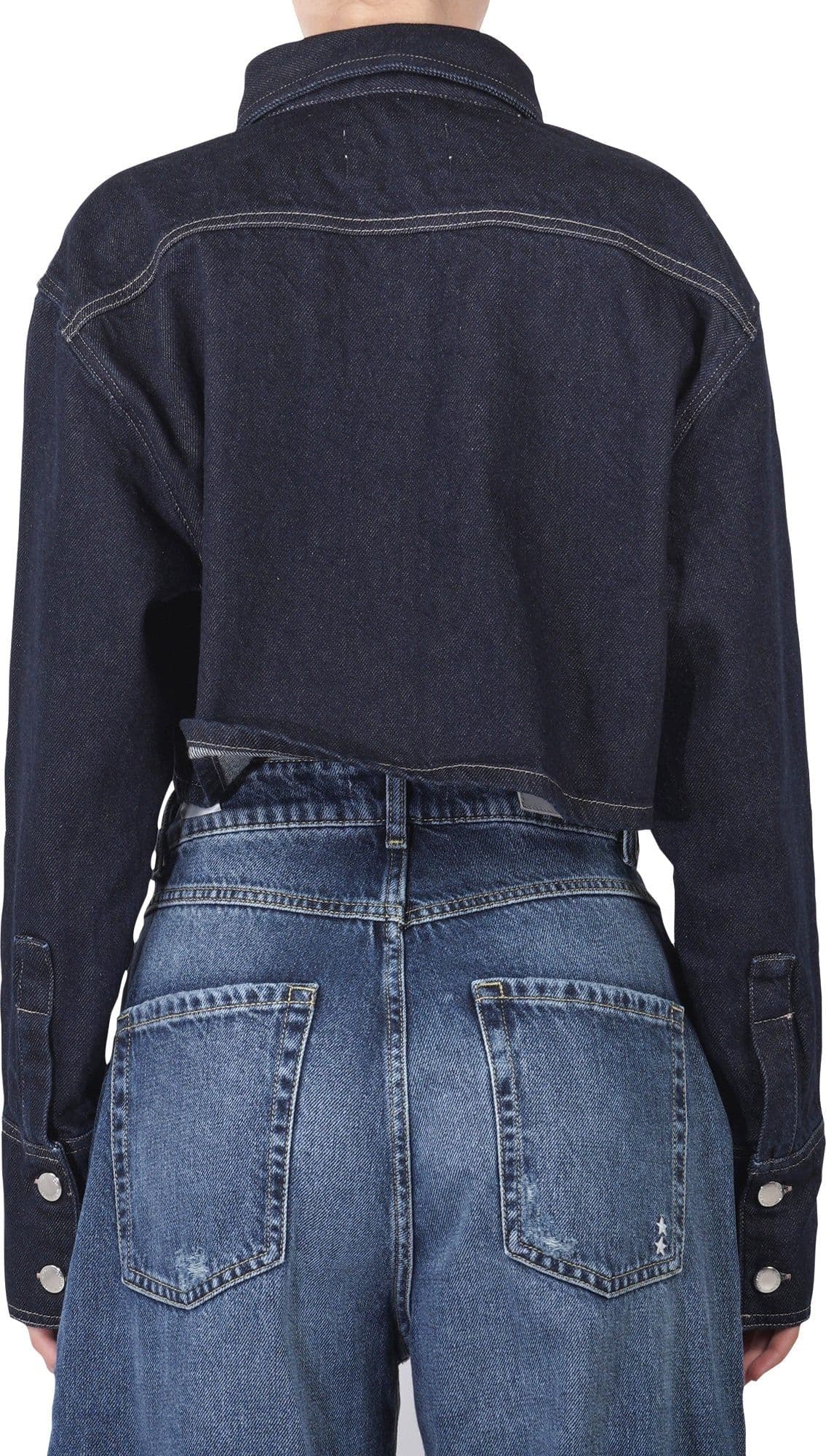 ICON DENIM Icon Denim - Camicia - 460526 - Denim scuro da donna in Bluse e camicie Drestige - Casamassima, commercioVirtuoso.it
