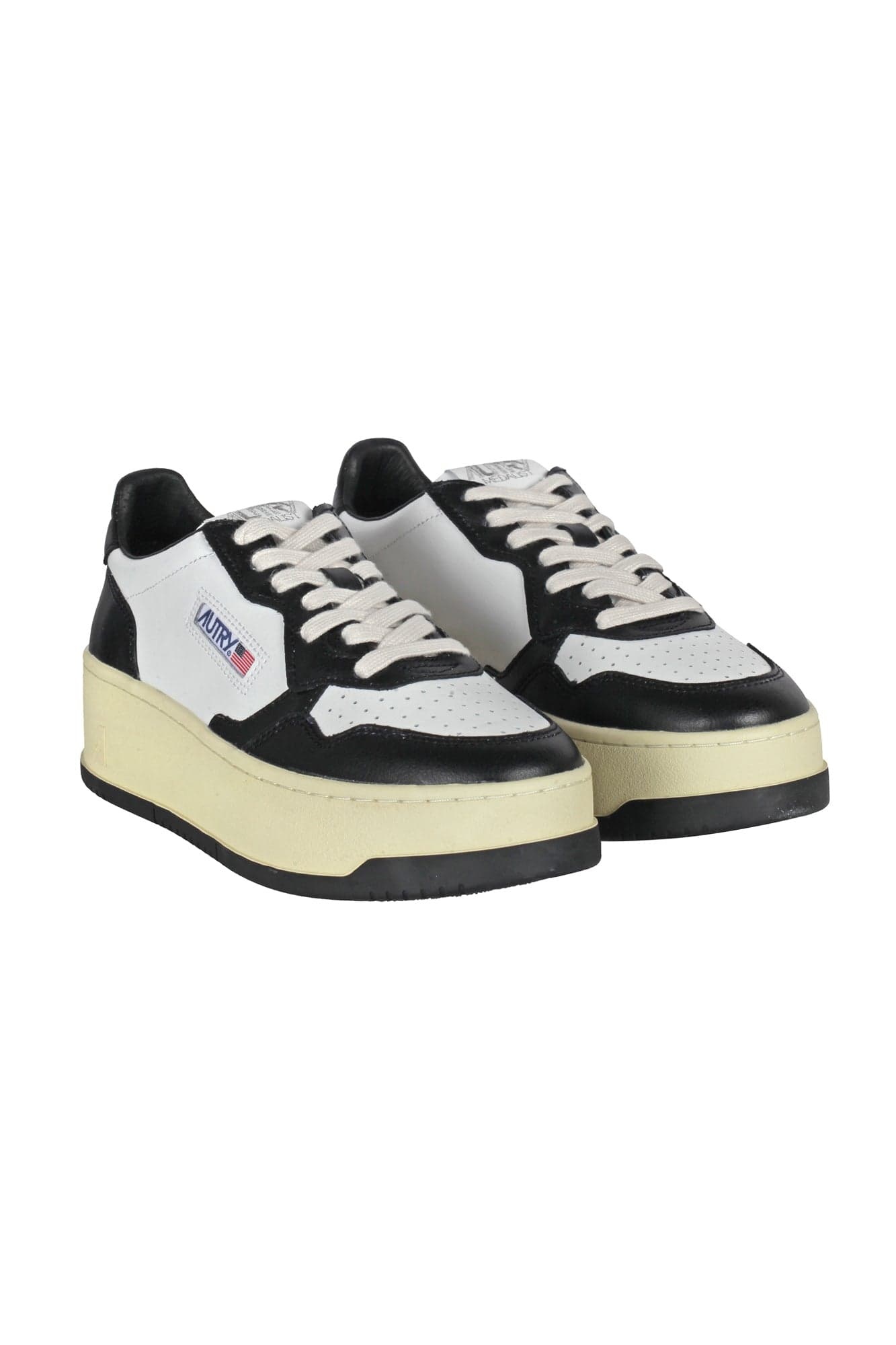 AUTRY Autry - Sneakers - 460605 - Bianco/Nero da donna in Sneaker casual Drestige - Casamassima, commercioVirtuoso.it