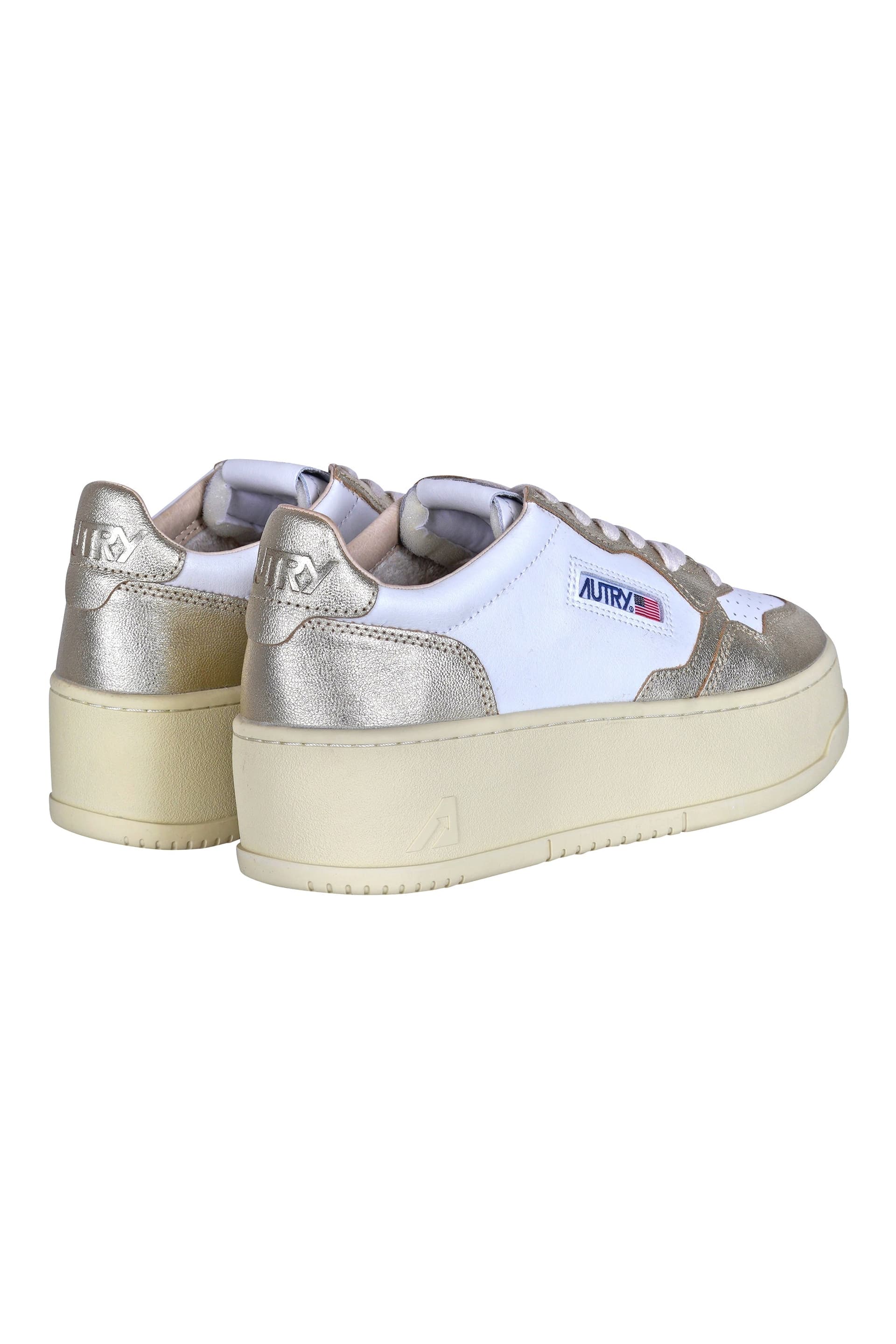 AUTRY Autry - Sneakers - 470570 - Bianco/Platino da donna in Sneaker casual Drestige - Casamassima, commercioVirtuoso.it