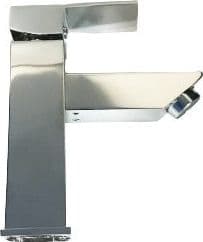 Rubinetto miscelatore quadrato per lavabo design moderno squadrato