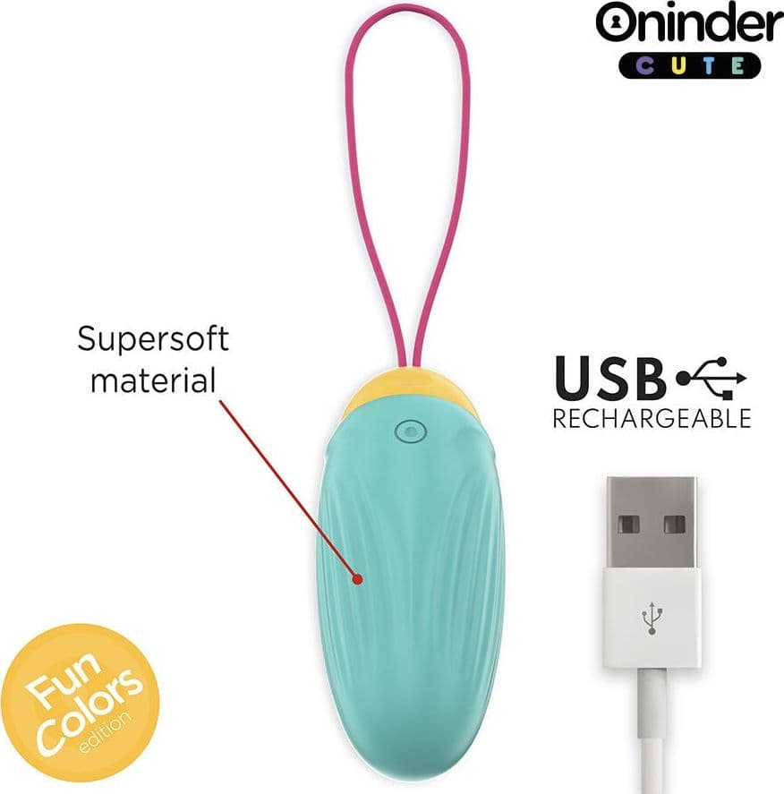 ONINDER CUTE - UOVO VIBRO-ROTANTE IN SILICONE CON GEMMA PER AMORE E PIACERE - APP GRATUITA IN TUTTO IL MONDO in Vibratori proiettile e ovuli vibranti Desideria Shop - Latina, commercioVirtuoso.it