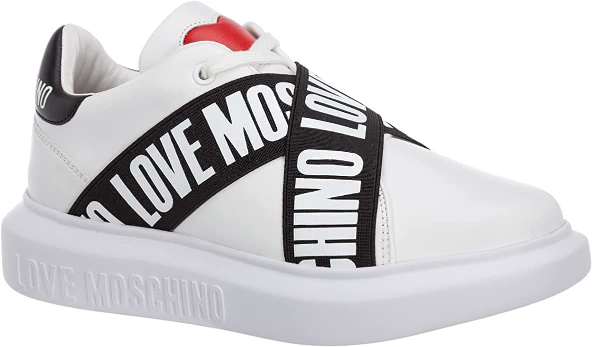 Love Moschino Sneakers Donna Bianco e Nero in Sneaker casual Scontolo.net - Potenza, commercioVirtuoso.it