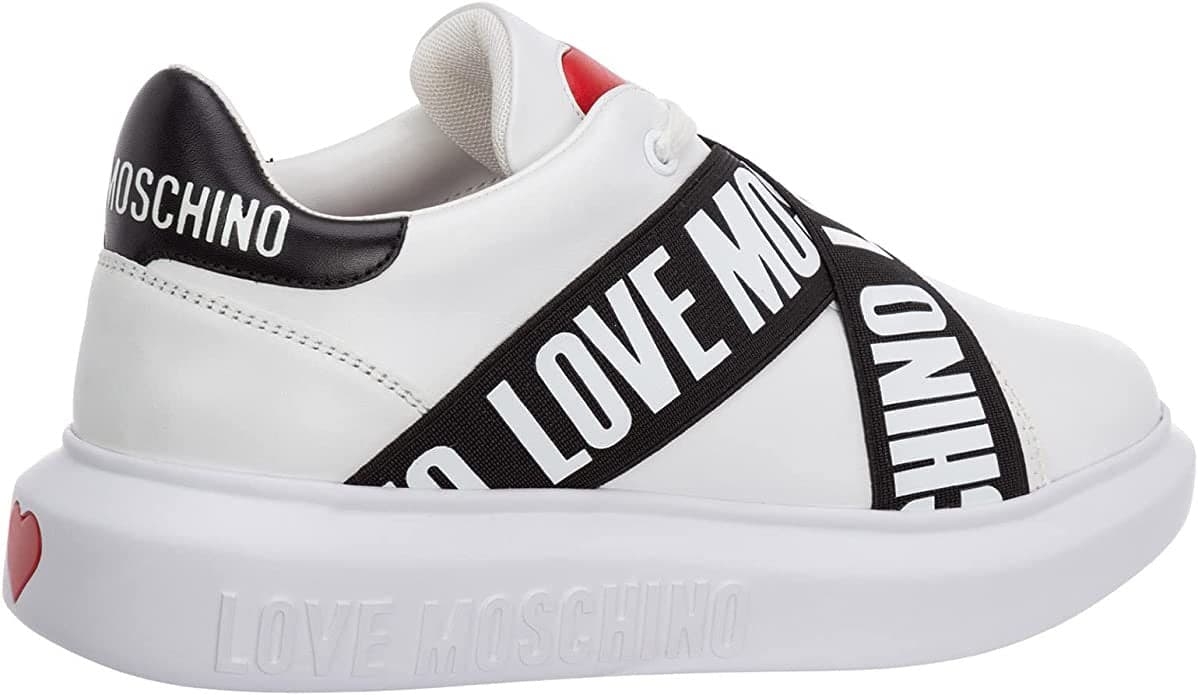 Love Moschino Sneakers Donna Bianco e Nero in Sneaker casual Scontolo.net - Potenza, commercioVirtuoso.it