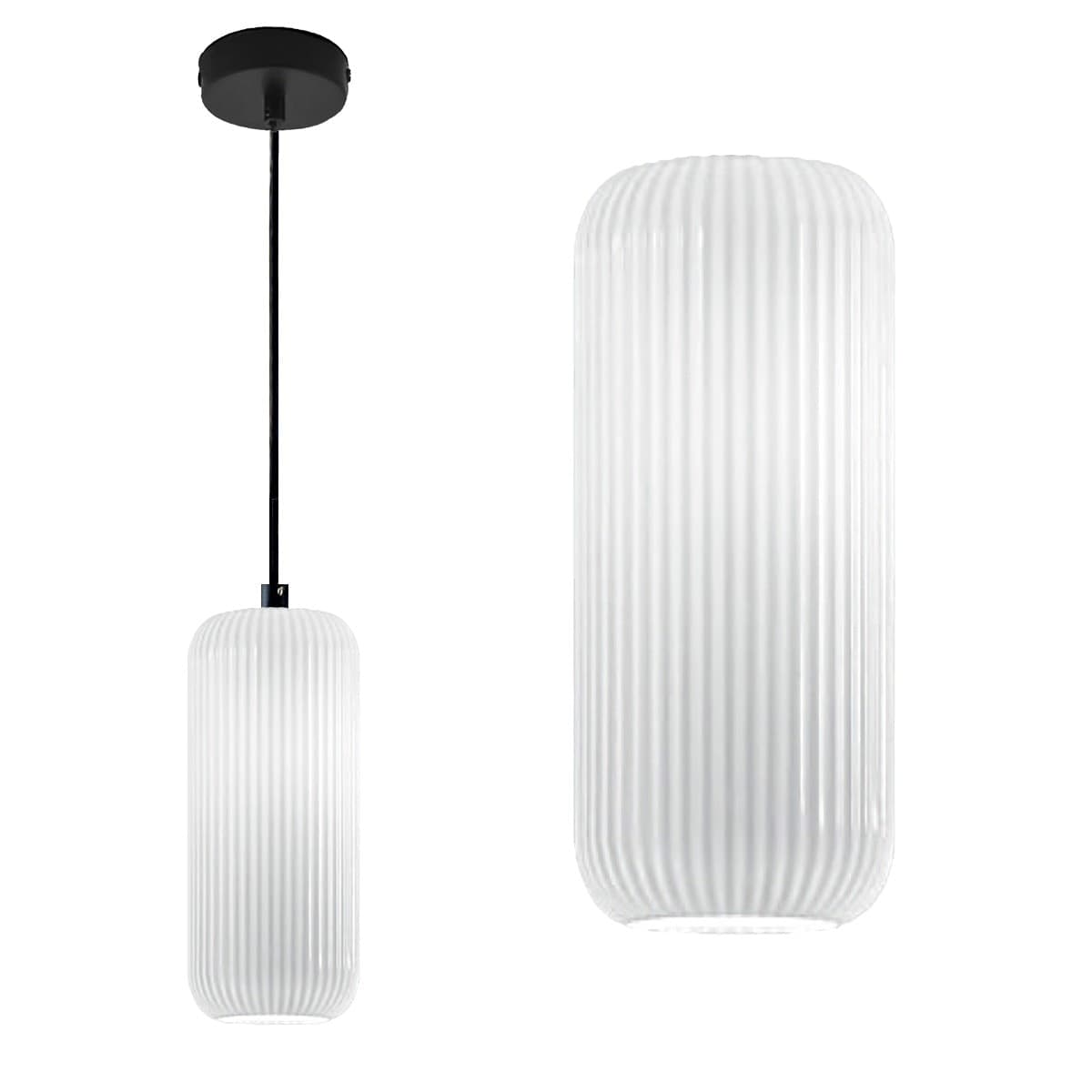 Sospensione vetro colorato Gea Luce RAIKA VP B1 E27 LED lampada soffitto moderna in Lampade a sospensione Lampadari Bartalini - Colle di Val d’Elsa, commercioVirtuoso.it