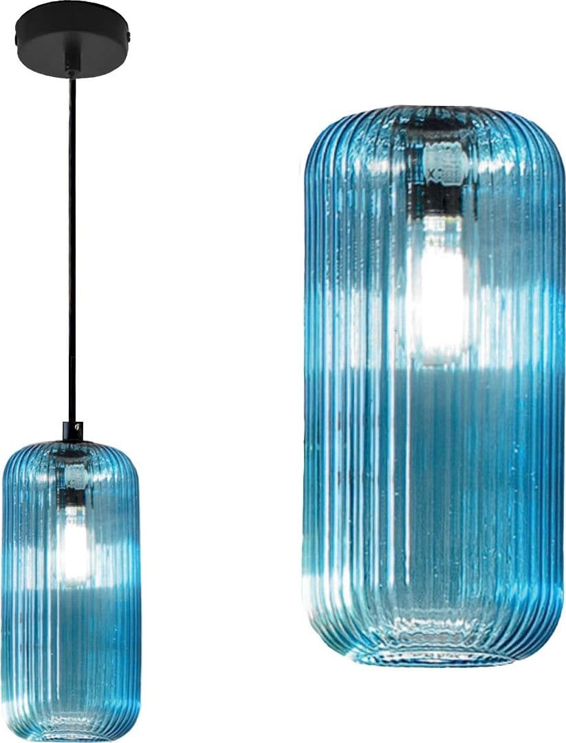 Sospensione vetro colorato Gea Luce RAIKA VP B1 E27 LED lampada soffitto moderna in Lampade a sospensione Lampadari Bartalini - Colle di Val d’Elsa, commercioVirtuoso.it