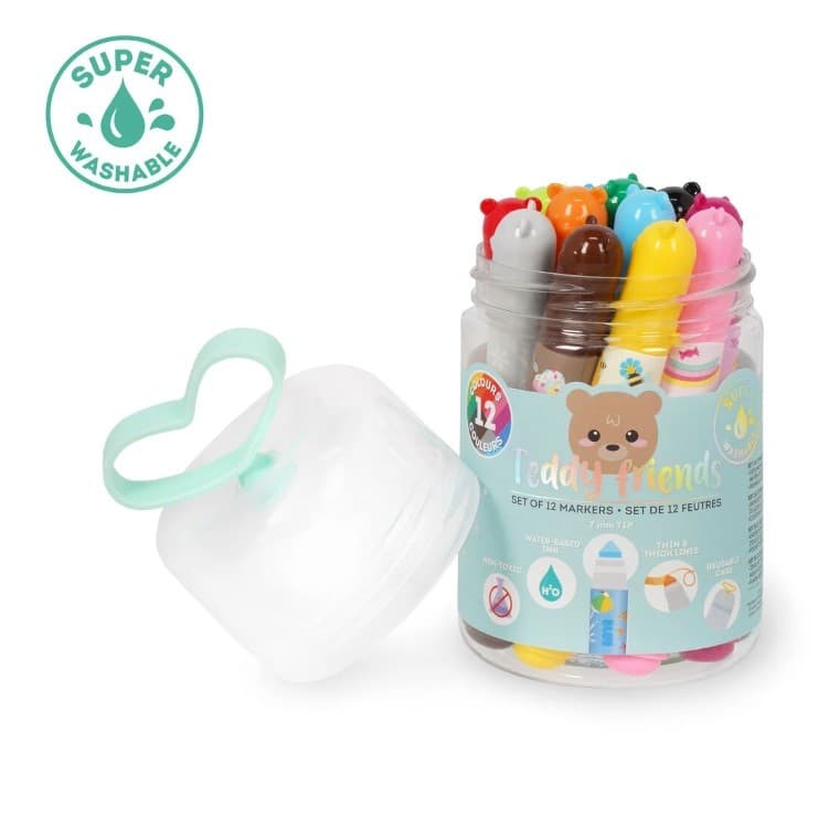 Legami - Set di 12 Pennarelli - Teddy Friends (TOD0001) in Evidenziatori Cartospedia - Napoli, commercioVirtuoso.it