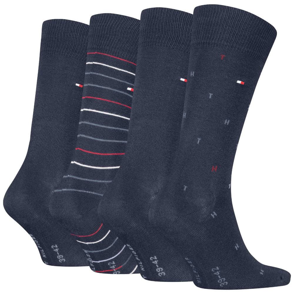 Tommy Hilfiger gift box 4 paia calzini blu 701235375001 in Calze Prodotti di Classe - Nocera Superiore, commercioVirtuoso.it
