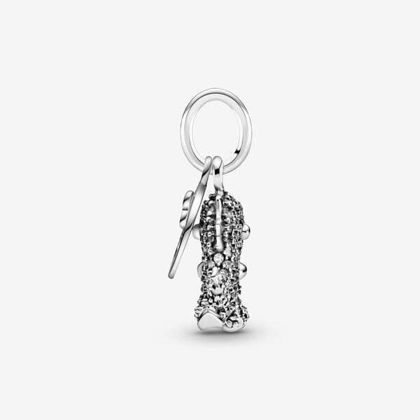 Pandora Charm pendente dinosauro scintillante
