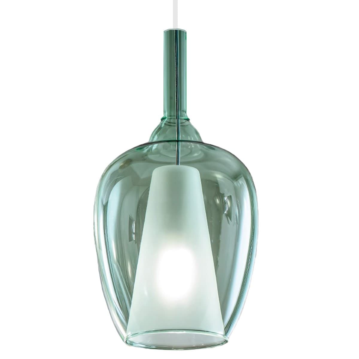Lampadario vetro colorato Gea Luce OFELIA S E27 LED lampada soffitto in Lampade a sospensione Lampadari Bartalini - Colle di Val d’Elsa, commercioVirtuoso.it