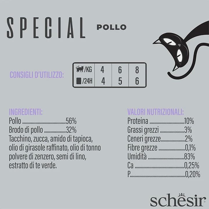 Schesir Special Mousse Light Pollo per Gatti adulti 70gr in Secco 101 Market - Poggibonsi, commercioVirtuoso.it