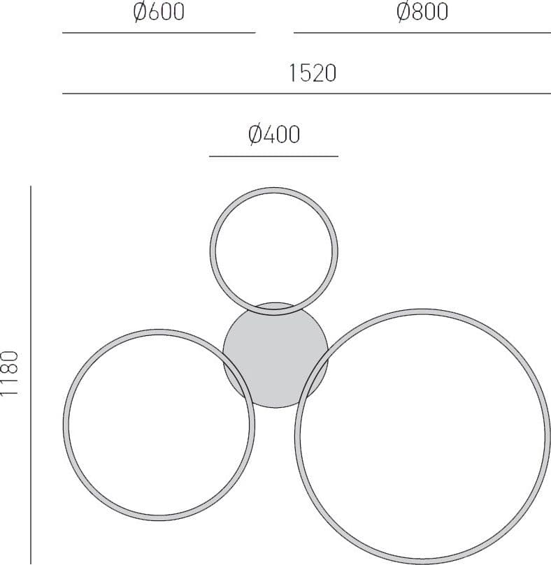 Lampadario led Gea Luce CRISEIDE S3D B 9300Lm alluminio sospensione moderna in Lampade a sospensione Lampadari Bartalini - Colle di Val d’Elsa, commercioVirtuoso.it
