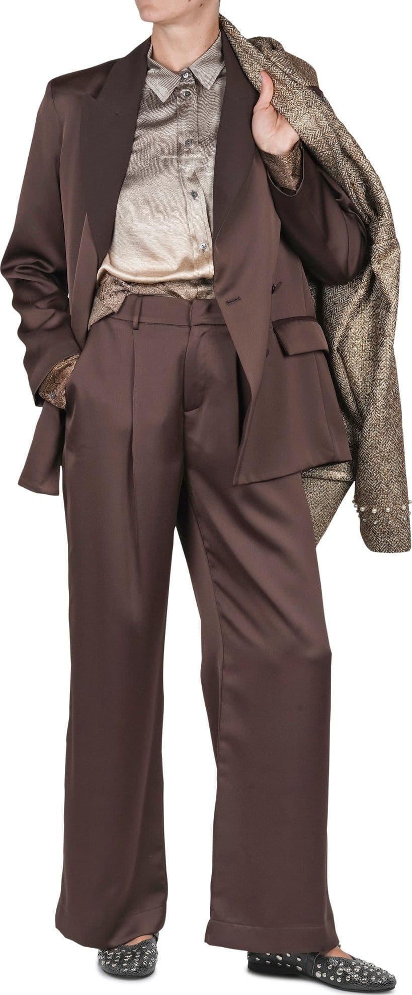 MeME ROAD Meme Road - Pantalone - 460011 - Cioccolato da donna in Pantaloni Drestige - Casamassima, commercioVirtuoso.it