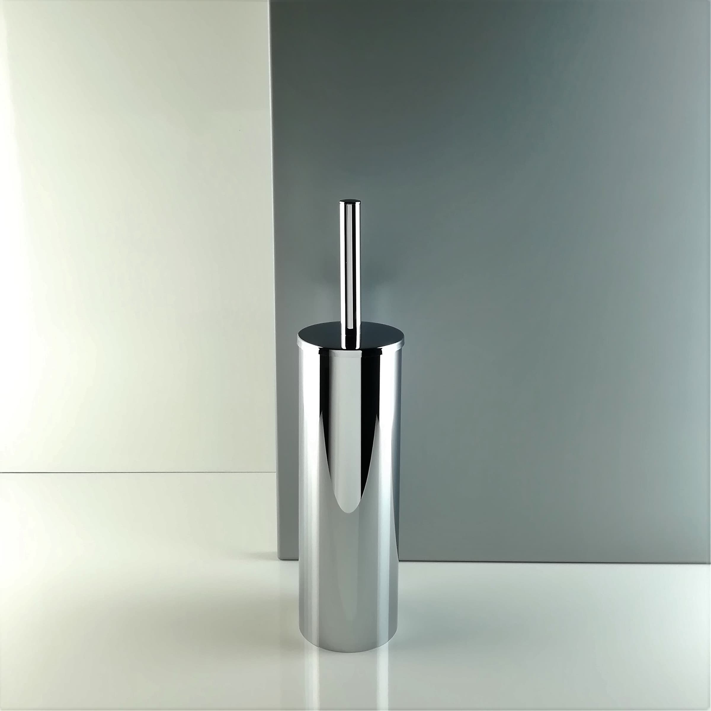 Scopino bagno cromato acciaio inox Aisi 304 - scopino bagno in Scopini e porta scopini Bottiglioni - Colle di Val d’Elsa, commercioVirtuoso.it