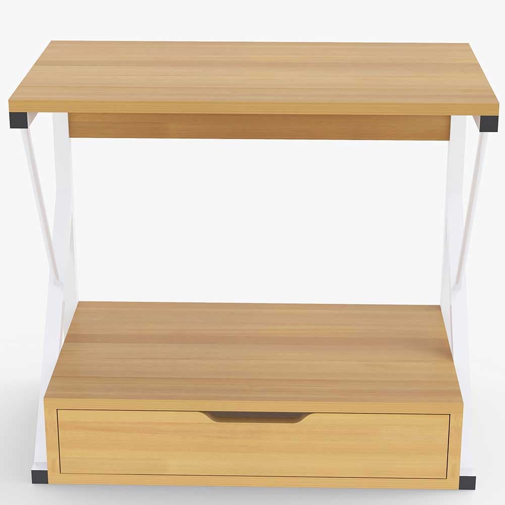 Scaffale Mensola Cucina Mobiletto Porta Microonde con Cassetto Metallo e Legno in Unità di mensole Danyx - Casoria, commercioVirtuoso.it