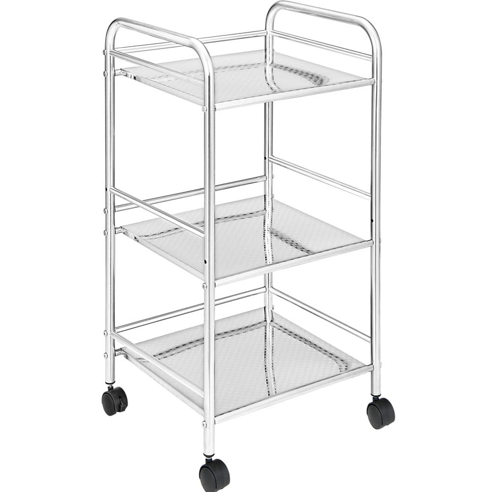 Carrello Multiuso in Metallo Verniciato Silver Bagno Cucina Parrucchiere Estetista in Carrelli porta oggetti Danyx - Casoria, commercioVirtuoso.it