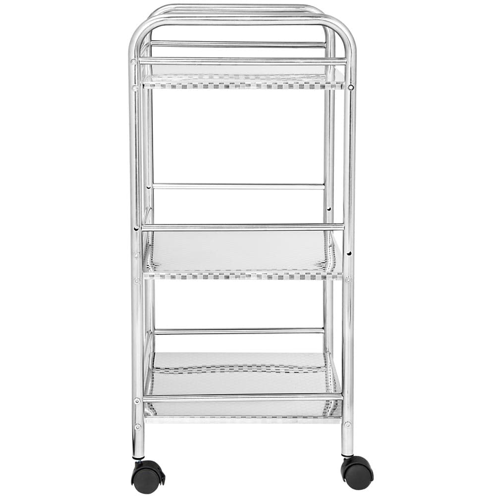 Carrello Multiuso in Metallo Verniciato Silver Bagno Cucina Parrucchiere Estetista in Carrelli porta oggetti Danyx - Casoria, commercioVirtuoso.it