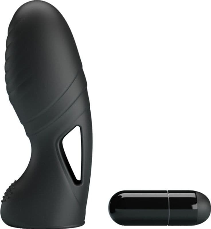 PRETTY LOVE - VIBRATORE DA DITO IN SILICONE ALAN NERO in Vibratori G-Spot Desideria Shop - Latina, commercioVirtuoso.it