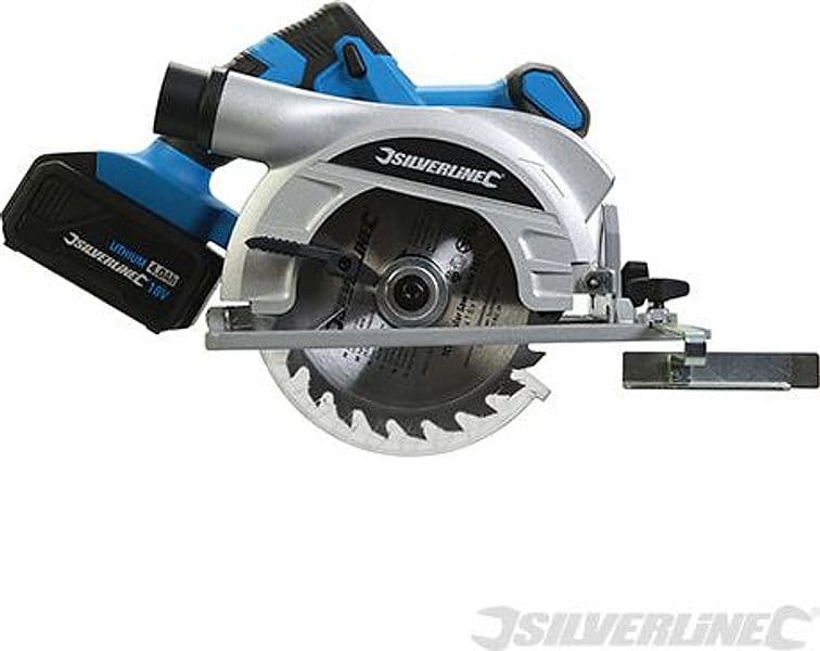 Sega Circolare 18v 150 mm  lama taglio legno Silverline in Seghe circolari Eternal Brico - Ariano Irpino, commercioVirtuoso.it