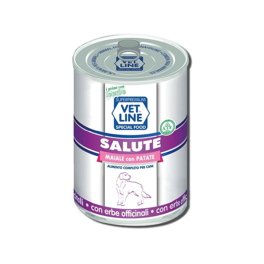 Vet Line mangime umido Cani linea Salute Maiale e Patate 400 gr in Secco 101 Market - Poggibonsi, commercioVirtuoso.it