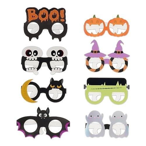 Legami - 8 Occhiali Di Carta Di Halloween  Party Eyeglasses (HPE0003)
