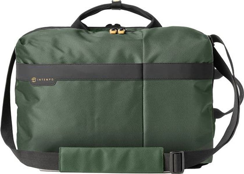 Borsa Bi-Bag Job Dim.43X33X16Cm Tessuto Tecnico Verde Intempo