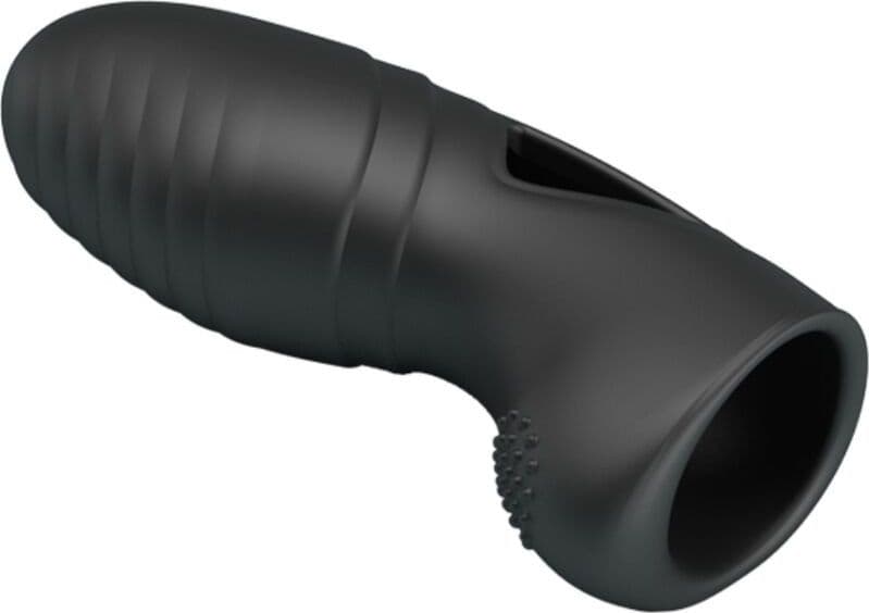 PRETTY LOVE - VIBRATORE DA DITO IN SILICONE ALAN NERO in Vibratori G-Spot Desideria Shop - Latina, commercioVirtuoso.it