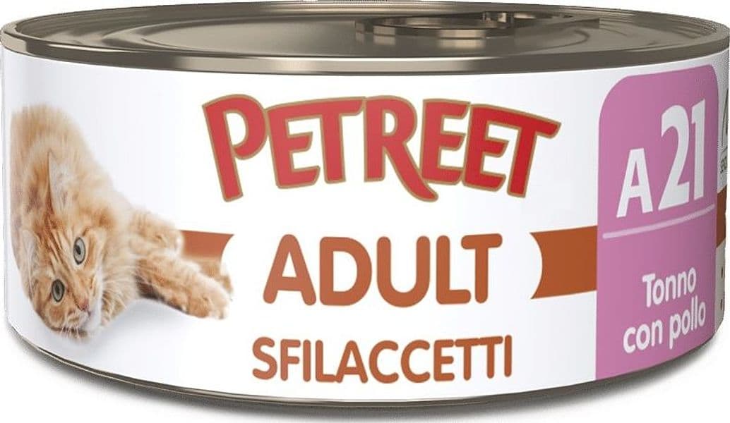 Petreet Cat Adult Sfilaccetti Tonno con Pollo 70gr - 2