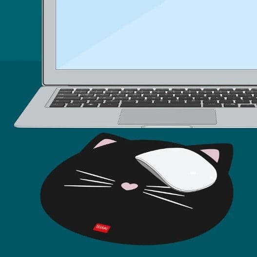 Legami - Tappetino Mouse Illustrato e Sagomato a tema Gattino (MOU0028) in Sottomano Cartospedia - Napoli, commercioVirtuoso.it
