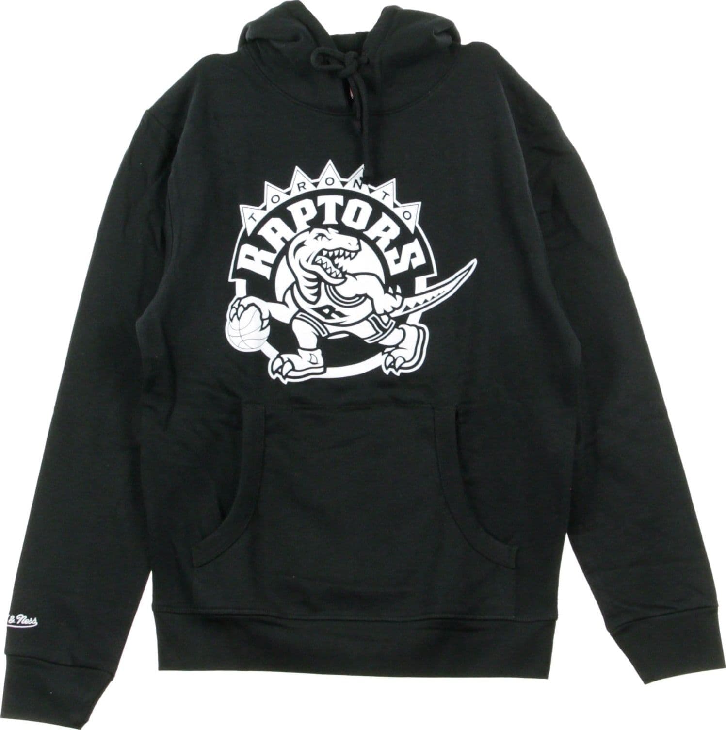 MITCHELL &amp; NESS Felpa Cappuccio Uomo Black &amp; White Hoody Torrap Black/white da uomo in Felpe con cappuccio Drestige - Casamassima, commercioVirtuoso.it