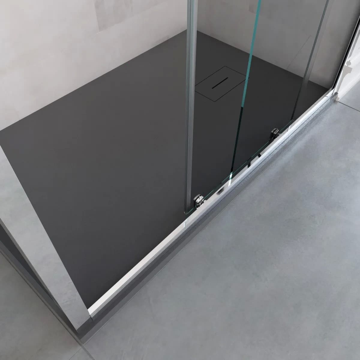 Box Doccia 3 lati scorrevole trasparente 6mm h195cm AMBRA in Box doccia StileBagno - Roma, commercioVirtuoso.it