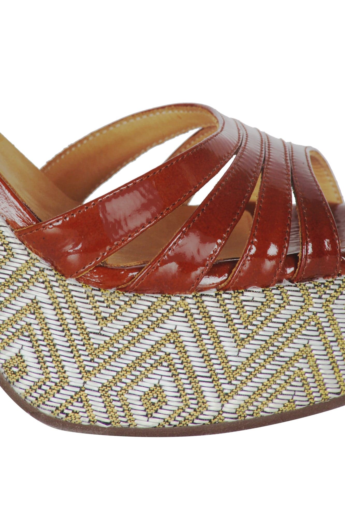 CHIE MIHARA Chie Mihara - Sandali - 451132 - Marrone/Giallo da donna in Sandali moda Drestige - Casamassima, commercioVirtuoso.it