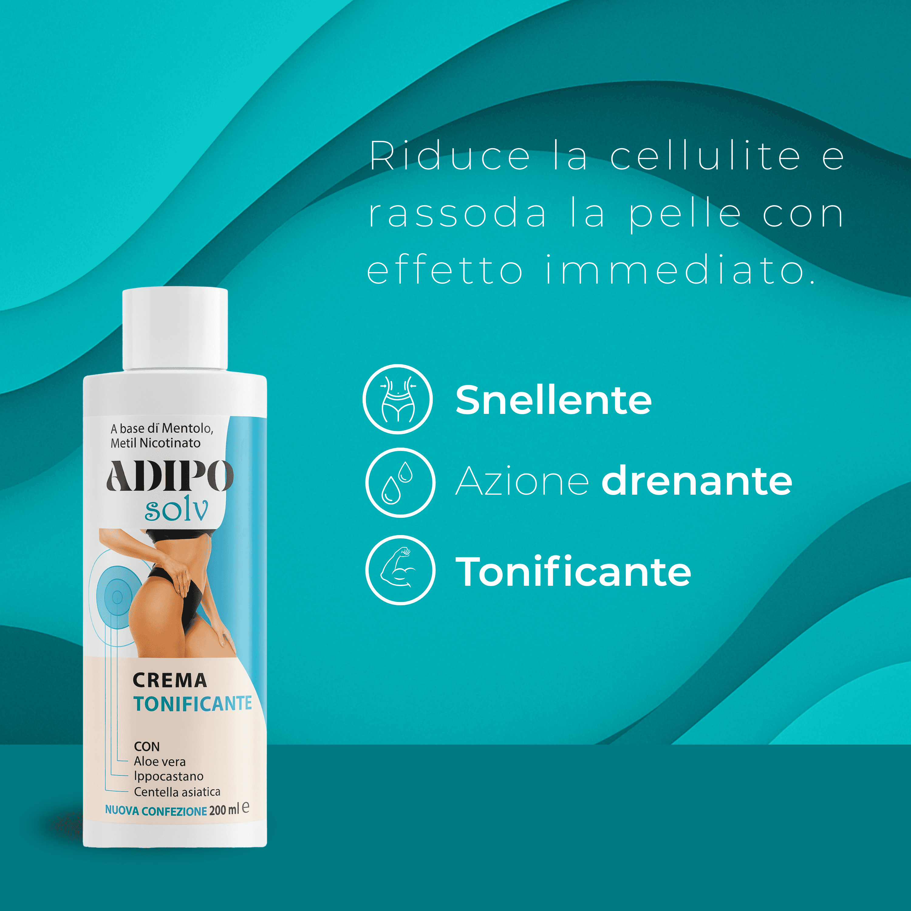 Adiposolv Crema Snellente Pancia e Fianchi – Brucia Grassi e Anticellulite Forte – Trattamento Intensivo con Drone Cosmetico – Rassodante Corpo 200ml – AlohaLabs in Rassodanti e tonificanti per il corpo BasketGuru Italia - Palermo, commercioVirtuoso.it