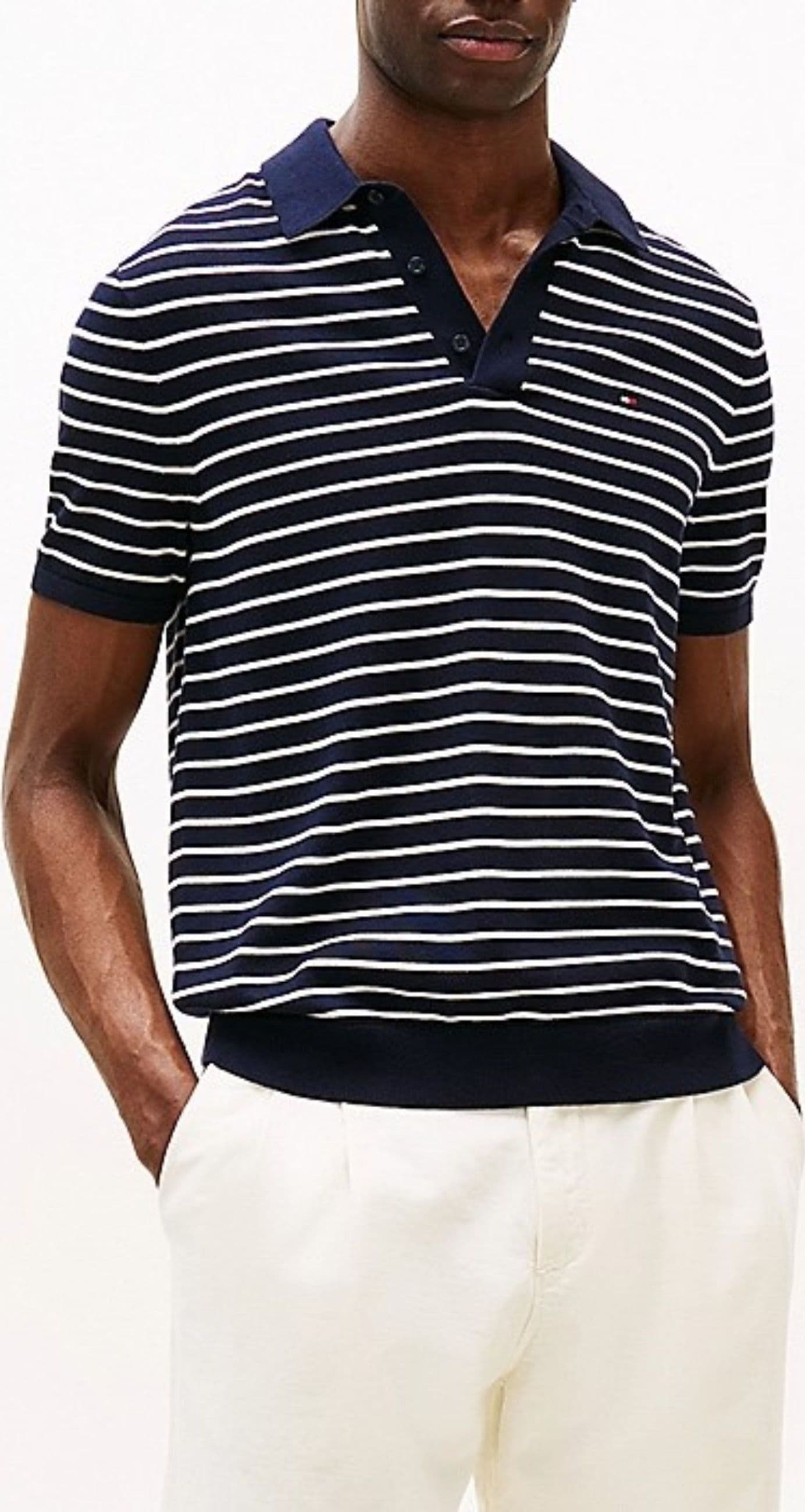 Tommy Hilfiger POLO ESSENTIAL COTTON KNITTED POLO da uomo in Cardigan Drestige - Casamassima, commercioVirtuoso.it