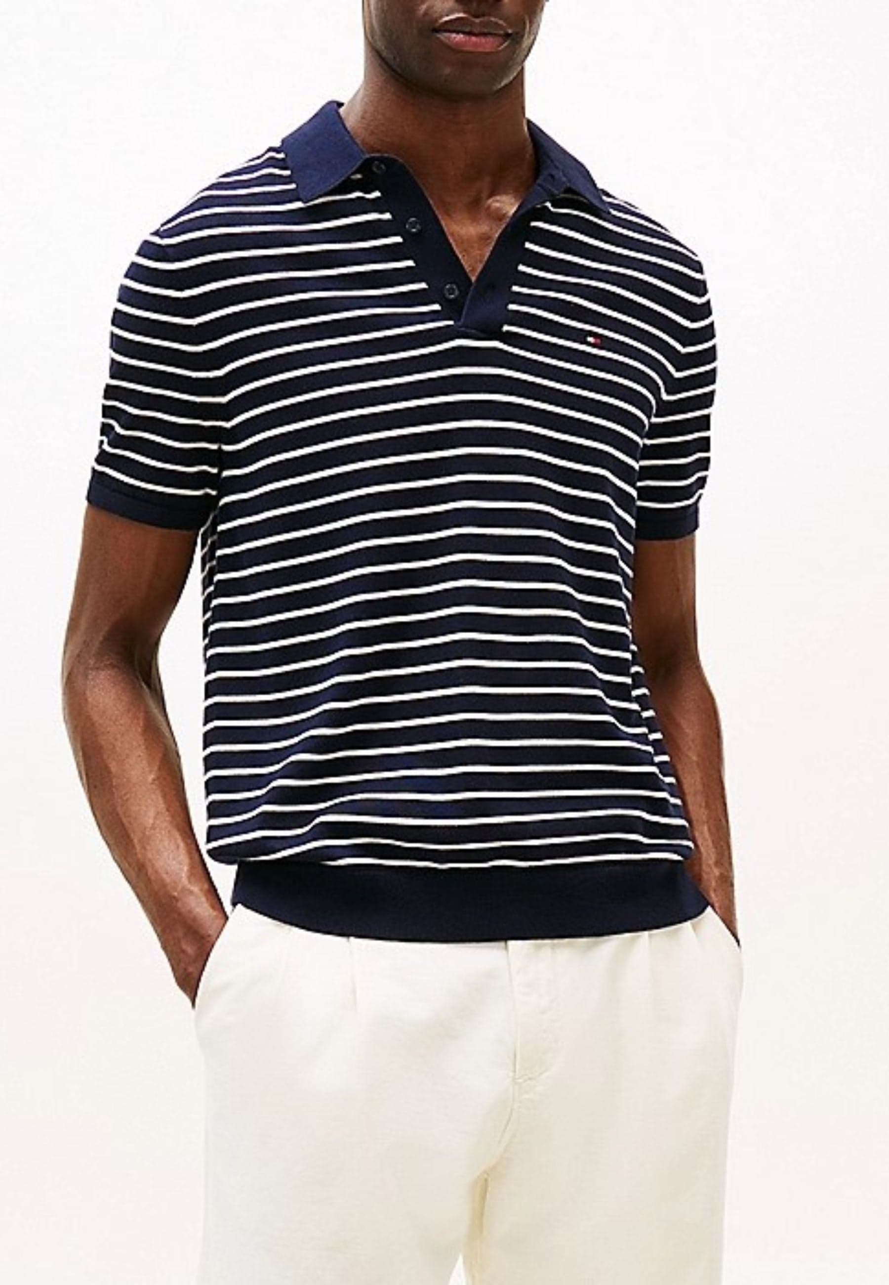 Tommy Hilfiger POLO ESSENTIAL COTTON KNITTED POLO da uomo in Cardigan Drestige - Casamassima, commercioVirtuoso.it